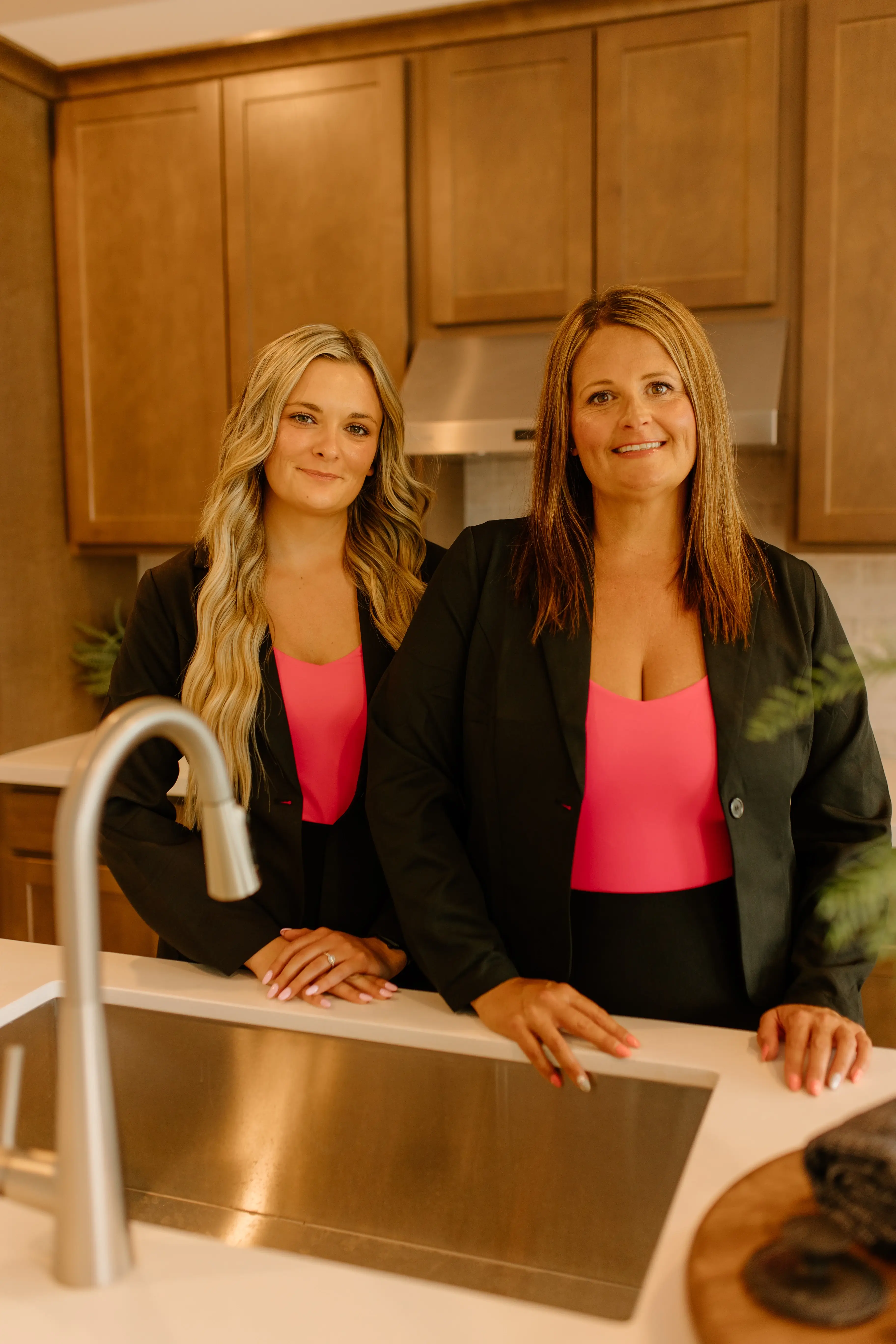 Alyson Gibson and McKenzie of AZ Glitz & Glam Cleaning in a Mesa home