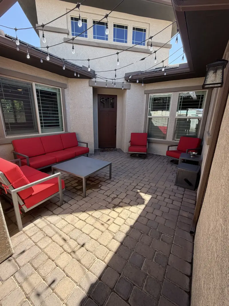 Courtyard surface after AZ Glitz and Glam power washing